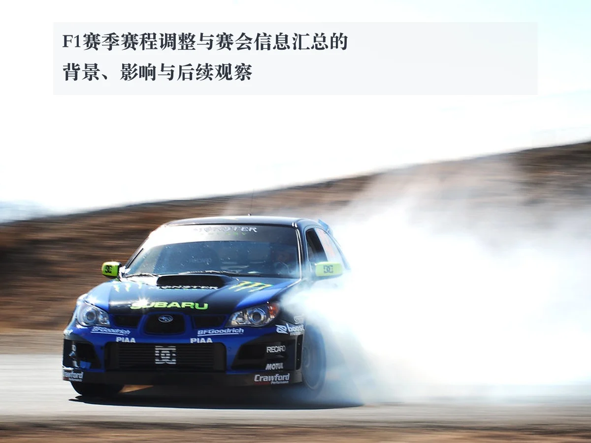 F1赛季赛程调整与赛会信息汇总的背景、影响与后续观察